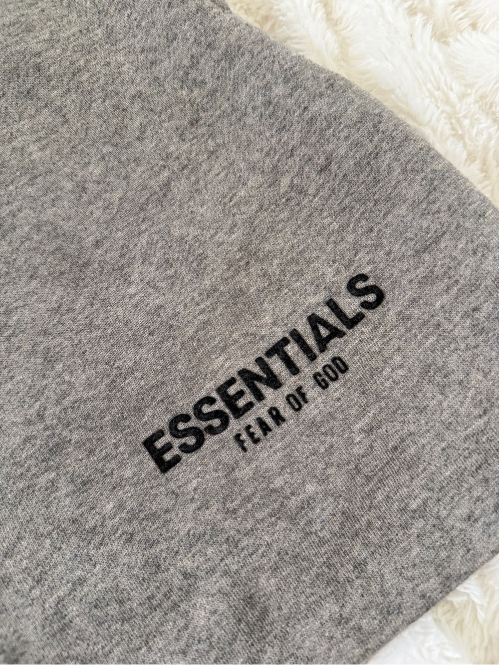 Essentials Grey Athletic Drawstring Shorts - Picture 3 of 5